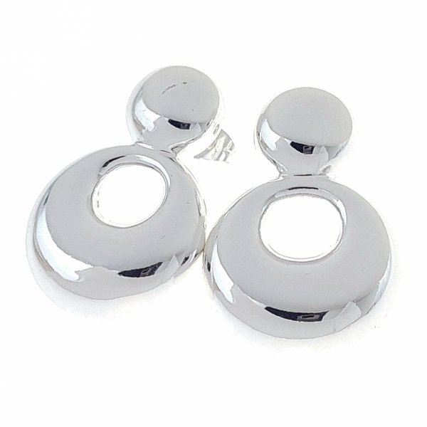 gold plated earrings with exclusive cubic zirconia