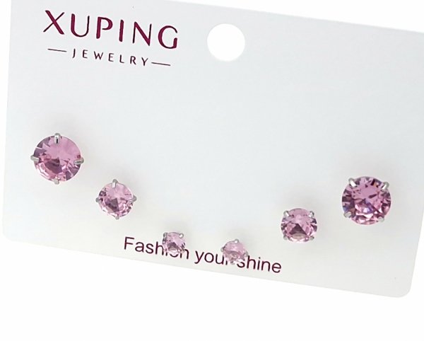 gold plated earrings with exclusive cubic zirconia