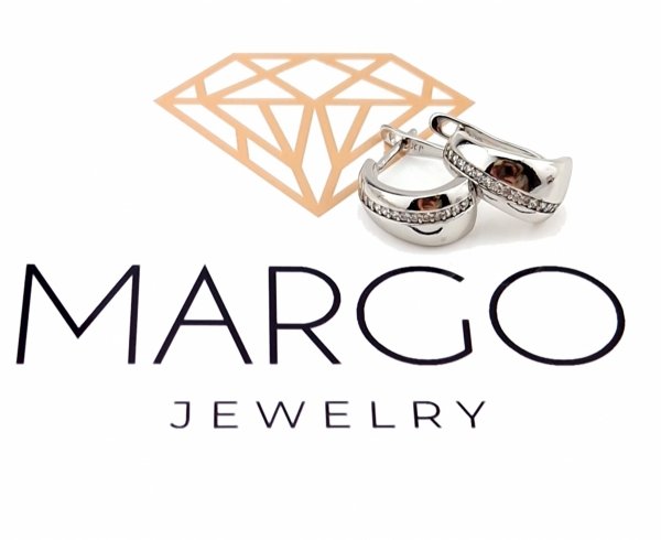 gold plated earrings with exclusive cubic zirconia