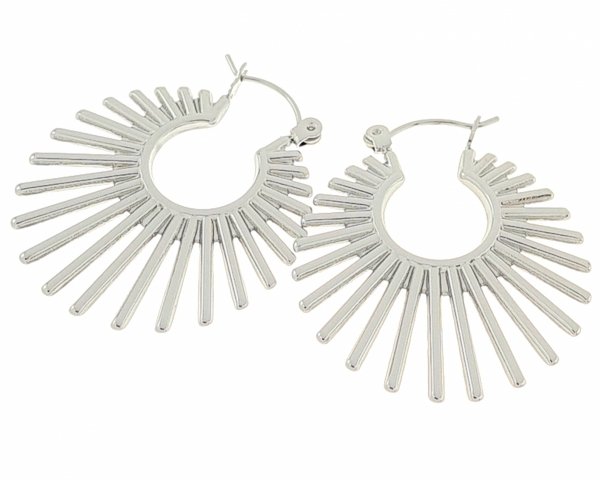 gold earrings made of stainless steel