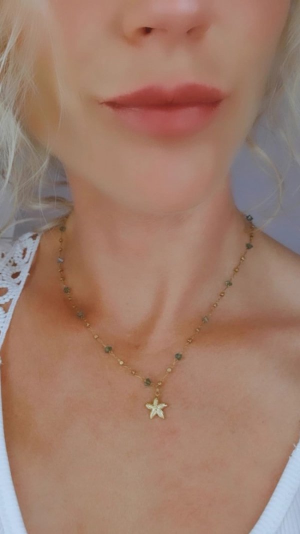 GOLD CHAIN NECKLACE celebrity STAINLESS STEEL