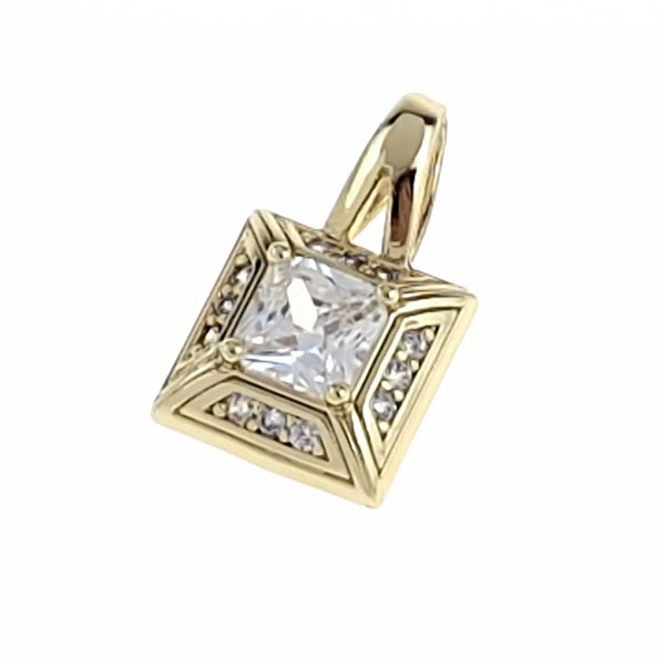 gold pendant 18k shiny xuping