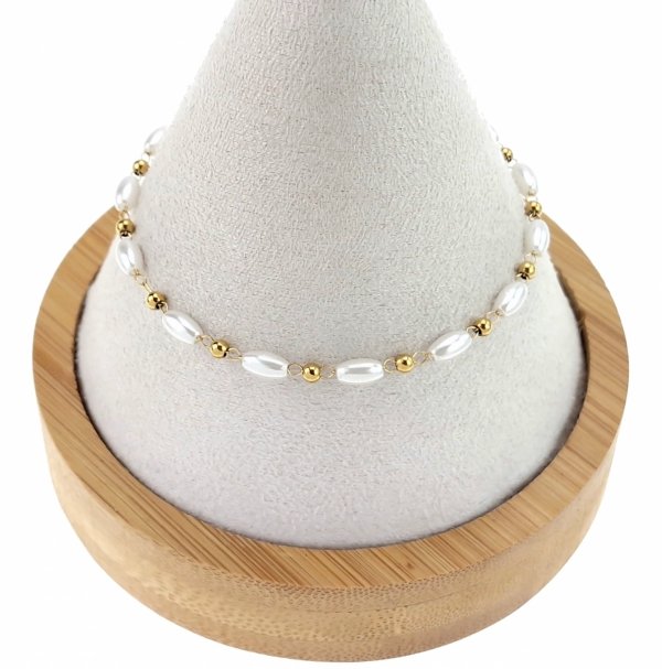 BRACELET GOLD CELEBRITY STAINLESS STEEL