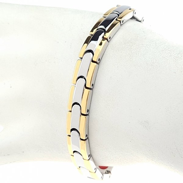 BRACELET GOLD CELEBRITY STAINLESS STEEL