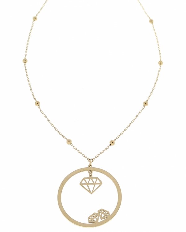 GOLD CHAIN NECKLACE celebrity STAINLESS STEEL