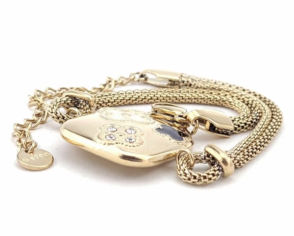 BRACELET GOLD CELEBRITY STAINLESS STEEL