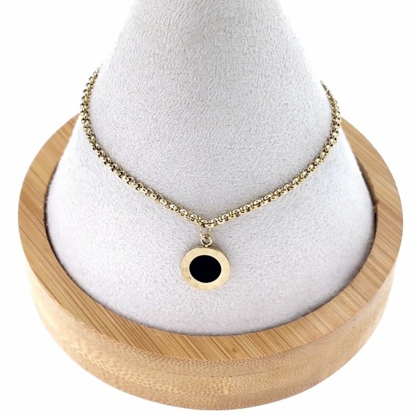 BRACELET GOLD CELEBRITY STAINLESS STEEL