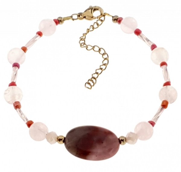 BRACELET GOLD CELEBRITY STAINLESS STEEL