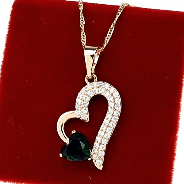 gold pendant 18k shiny xuping