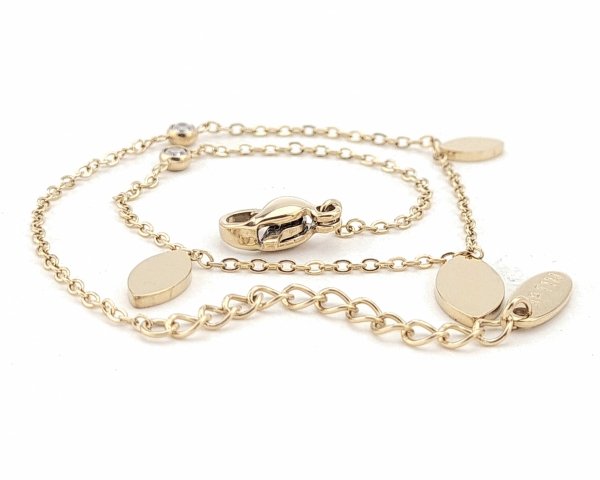 BRACELET GOLD CELEBRITY STAINLESS STEEL