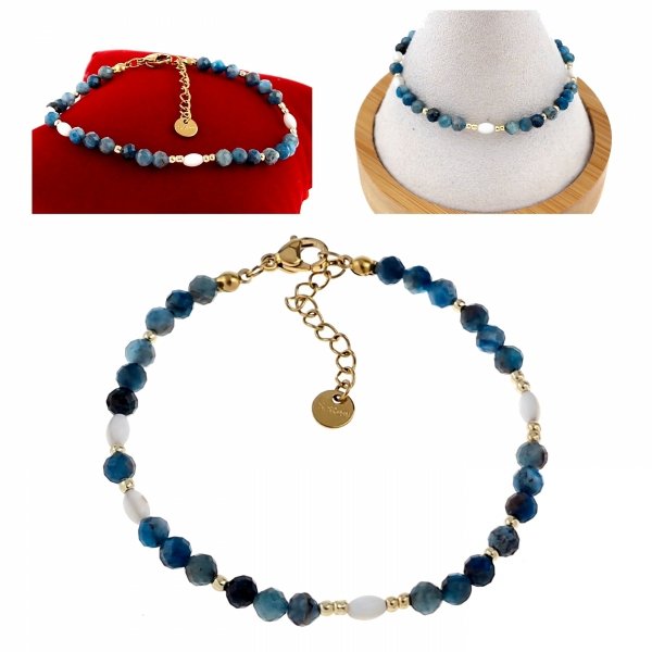 BRACELET GOLD CELEBRITY STAINLESS STEEL