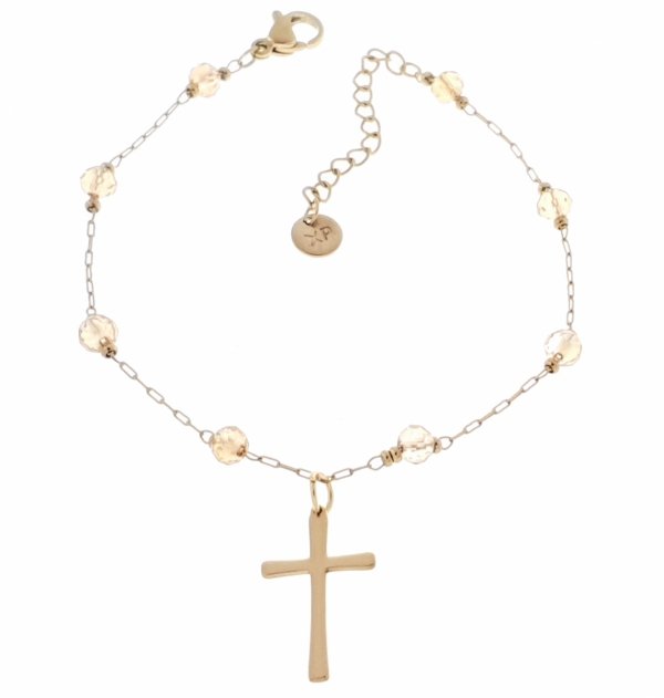 BRACELET GOLD CELEBRITY STAINLESS STEEL
