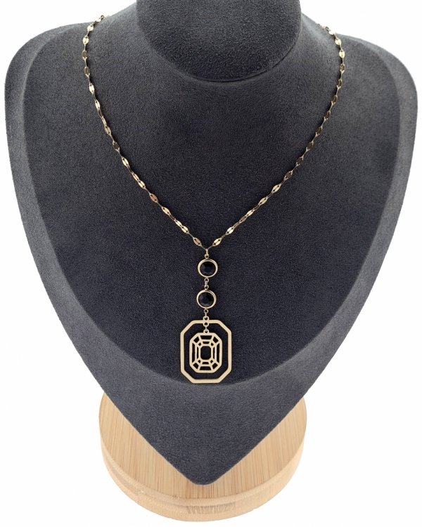 GOLD CHAIN NECKLACE celebrity STAINLESS STEEL