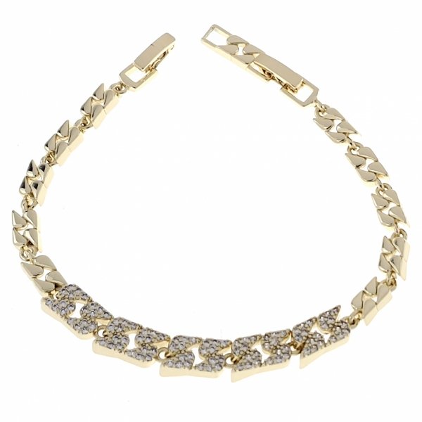 gold bracelet for a gold-plated leg