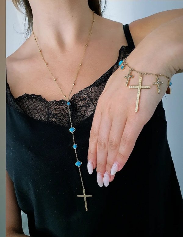 GOLD CHAIN NECKLACE celebrity STAINLESS STEEL