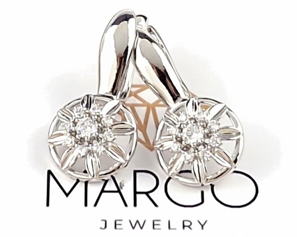 gold plated earrings with exclusive cubic zirconia