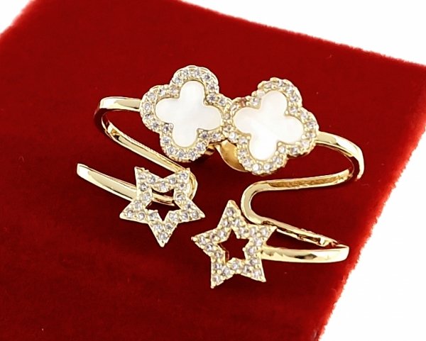 gold plated earrings with exclusive cubic zirconia