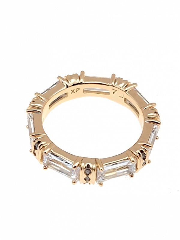 gold ring 18,60mm. gold-plated engagement xuping