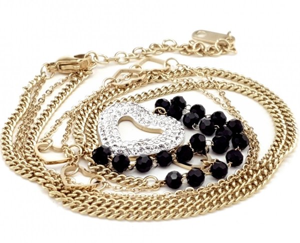 GOLD CHAIN NECKLACE celebrity STAINLESS STEEL