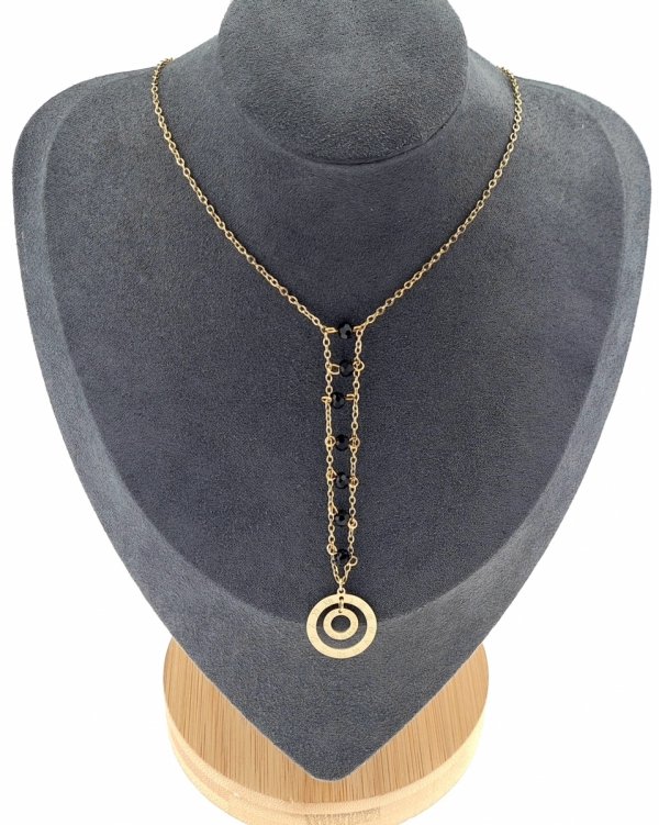 GOLD CHAIN NECKLACE celebrity STAINLESS STEEL