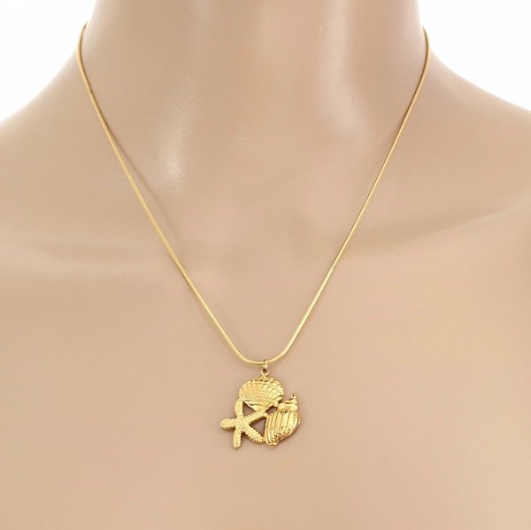 GOLD CHAIN NECKLACE celebrity STAINLESS STEEL