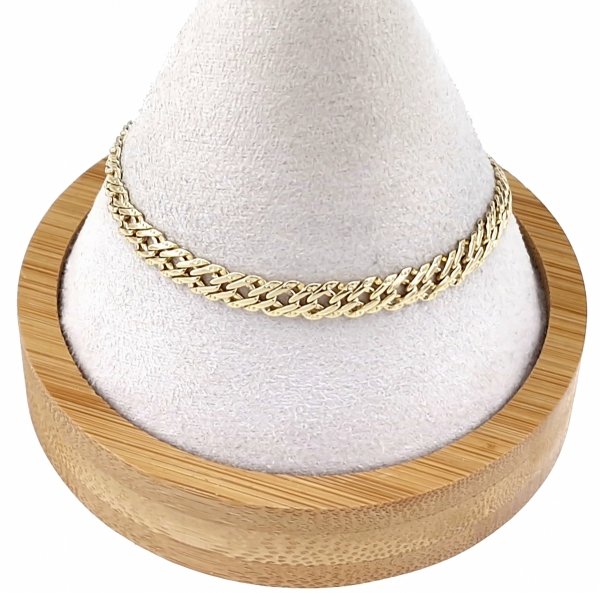 3749 Bransoletka elegancka złota 19cm pozłacana 14k Xuping