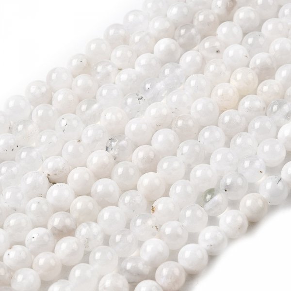 4604 Kamień księżycowy kamień naturalny 6mm sznur 38cm