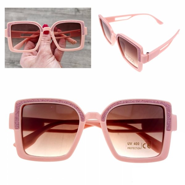 ok43 Dziecięce okulary przeciwsłoneczne ozdobne UV400
