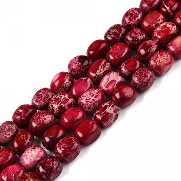 sz261 Jaspis cesarski kamień naturalny 6mm pasmo 40cm