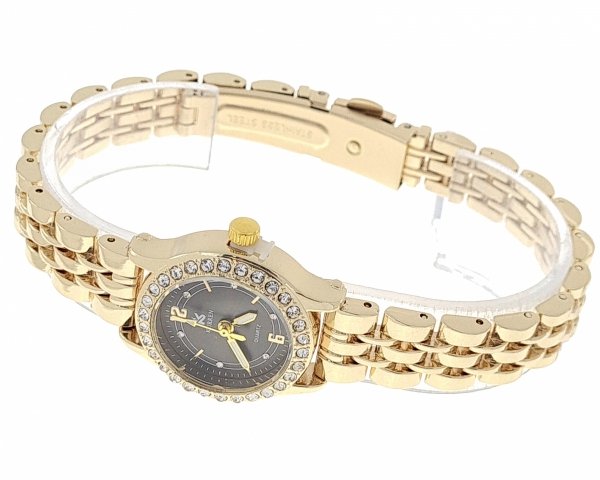 0933 Ekskluzywny damski złoty zegarek Kurren klasyk