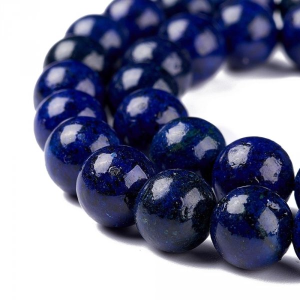 2356 Lapis lazuli kamień naturalny 10mm pasmo 38cm