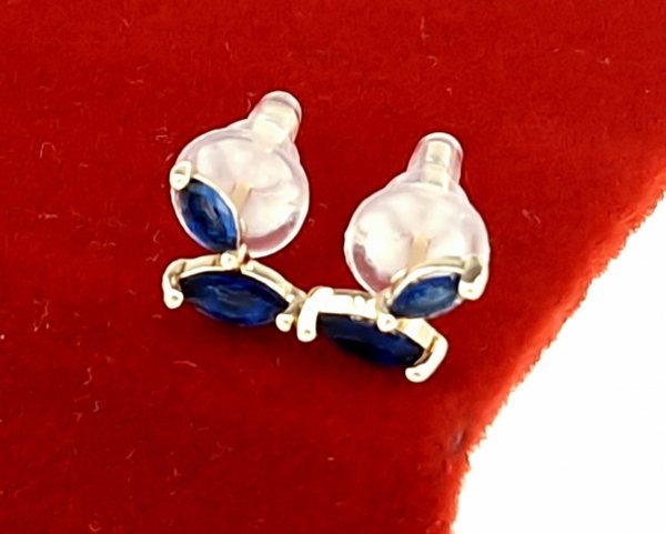 3143 Złote kolczyki pozłacane cyrkonie 18k Xuping wtykane w ucho-sztyft 