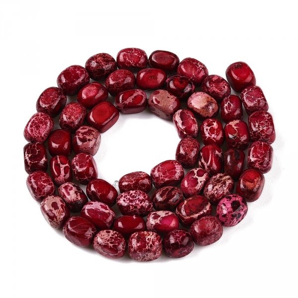 2819c Jaspis cesarski kamień naturalny 6mm pasmo 40cm