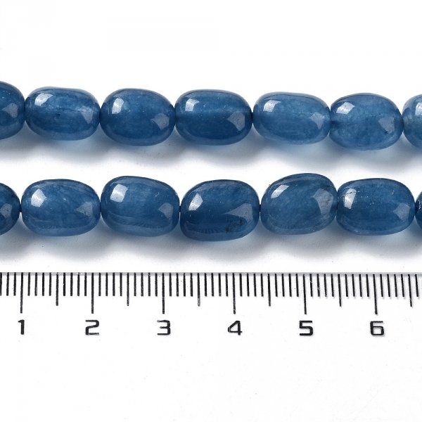 396 Jadeit kamień naturalny bryłki 9,5~11,5x8~8,5x7~8 mm, pasmo 38cm