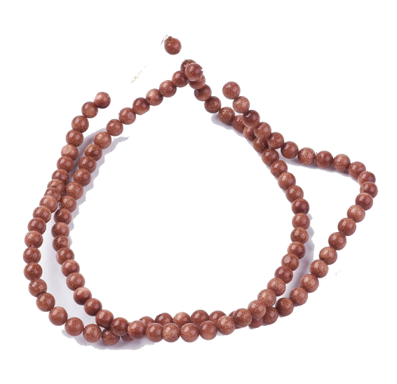 3865 Piasek pustyni kamień naturalny kula 4mm pasmo 36cm