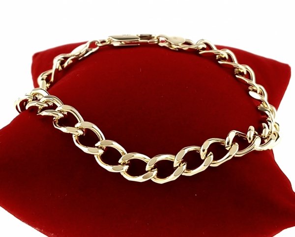 0192 Bransoletka elegancka złota 21cm pozłacana 14k Xuping
