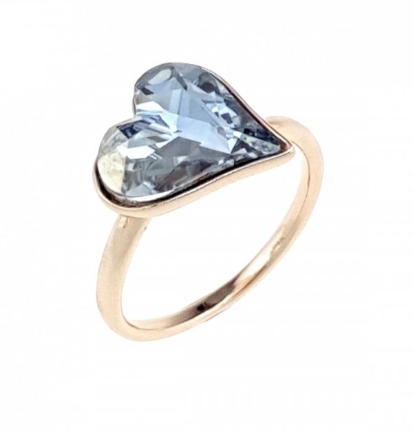 1931g Pierścionek 17,60mm złoty Austrian Crystal pozłacany 