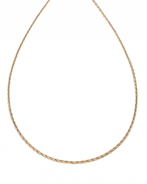 0345 Złoty łańcuszek 50cm 1,8mm pozłacany 18k Xuping 