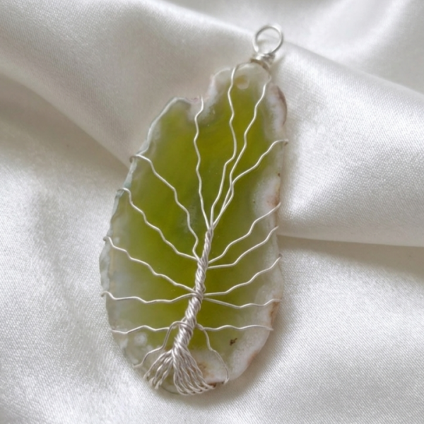 032g Zawieszka agat kamień naturalny 1 sztuka