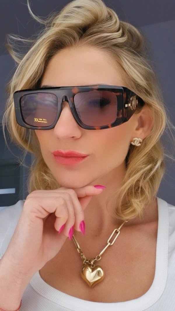 ok59 Damskie okulary przeciwsłoneczne muchy ozdobne UV400