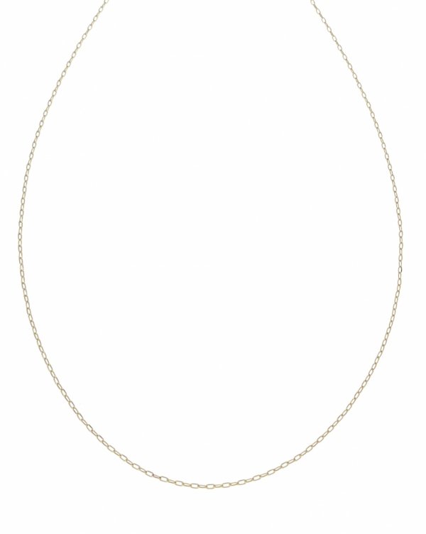 2851 Złoty łańcuszek celebrytka 50cm naszyjnik pozłacany 14K 