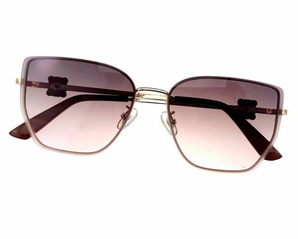 ok108 Damskie okulary przeciwsłoneczne muchy ozdobne UV400