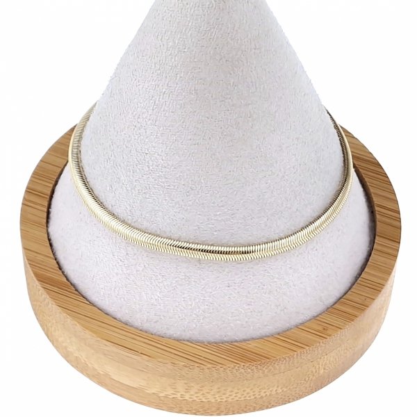 3071 Bransoletka złota elegancka 19cm pozłacana 14k Xuping