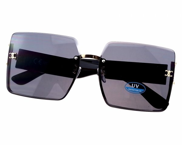 ok90 Damskie okulary przeciwsłoneczne ozdobne lato wakacje UV400
