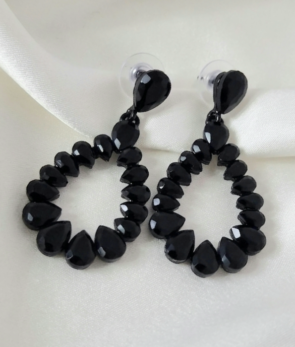 3732g Kolczyki złote pozłacane wiszące 14K cyrkonie 