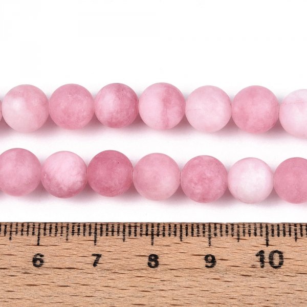 sz350 Jadeit kamień naturalny 8mm pasmo 38cm