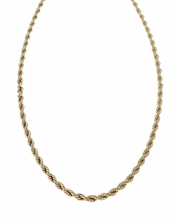 933e Złoty łańcuszek celebrytka 55cm naszyjnik pozłacany 14k