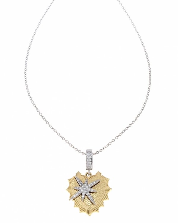 @3307 Złoty srebrny łańcuszek naszyjnik 40+5 stal chirurgiczna 316L Viki lady serce