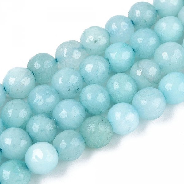 sz117 Jadeit kamień naturalny 8mm pasmo 38cm