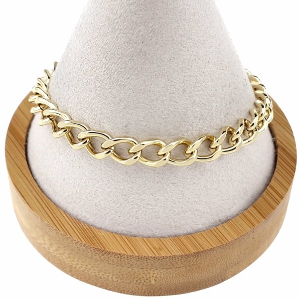 0192 Bransoletka elegancka złota 21cm pozłacana 14k Xuping